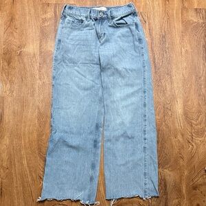 Hollister Light Blue Wide Leg Jeans